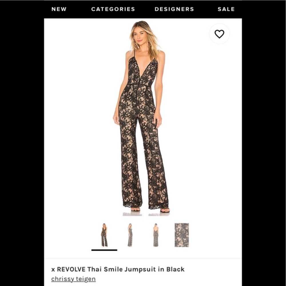 Revolve Thai Smile Jumpsuit by Chrissy Teigen